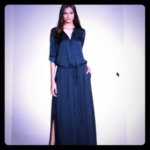 Vince silk maxi dress
